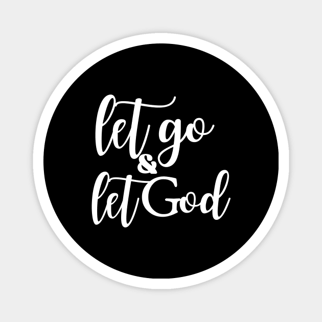 Let Go and Let God Magnet by Therapy for Christians